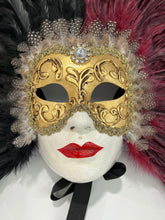 Load image into Gallery viewer, Luxurious Feathered Venetian Mask