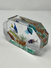 Load image into Gallery viewer, Aquarium Paperweight Made of Murano Glass