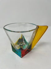 Load image into Gallery viewer, Venetian Glass Cappuccino Cups and Saucers