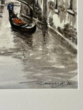 Load image into Gallery viewer, Gondola in Venice Watercolor Painting