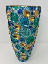 Load image into Gallery viewer, Amazing Blue Venetian Centerpiece Vase
