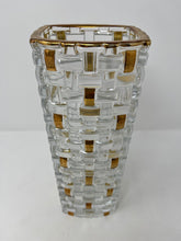 Load image into Gallery viewer, Lovely Gold Trimmed Venetian Glass Vase