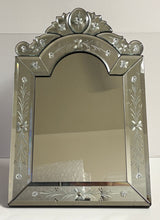 Load image into Gallery viewer, Venetian Murano Glass Dresser Mirror by Barbini