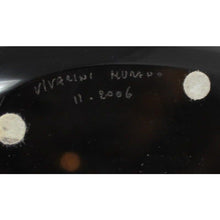 Load image into Gallery viewer, "Black Hole" Murano Glass Vase
