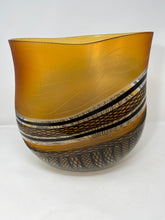 Load image into Gallery viewer, Murano "1 of 1" Amber Glass Vase by Schiavon