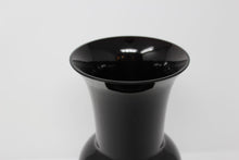 Load image into Gallery viewer, Black Opalino Vase by Venini of Murano