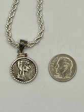 Load image into Gallery viewer, Empress Julia Domna & Diana, Goddess of the Hunt Coin Pendant