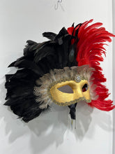 Load image into Gallery viewer, Traditional Feathered Mask