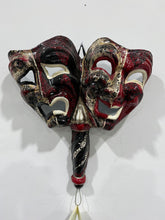 Load image into Gallery viewer, Tragedy Comedy Bastone (Stick) Mask