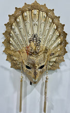 Load image into Gallery viewer, Gold Deluxe Fan Mask