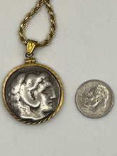 Load image into Gallery viewer, Alexander the Great Ancient Coin Pendant