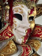 Load image into Gallery viewer, Ornate Joker Red Mask
