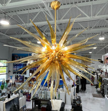 Load image into Gallery viewer, Sol Murano Glass Chandelier by Cenedese