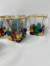 Load image into Gallery viewer, Colorful Venetian Whiskey Glasses