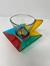 Load image into Gallery viewer, Venetian Glass Cappuccino Cups and Saucers