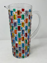 Load image into Gallery viewer, Venetian Glass Hand Painted Pitcher