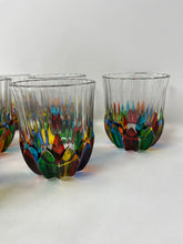 Load image into Gallery viewer, Set of 6 Venetian Whiskey Water Glasses