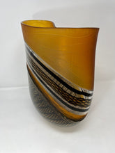 Load image into Gallery viewer, Murano "1 of 1" Amber Glass Vase by Schiavon