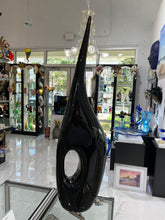 Load image into Gallery viewer, "Black Hole" Murano Glass Vase