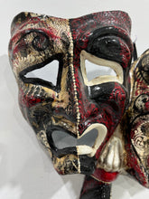 Load image into Gallery viewer, Tragedy Comedy Bastone (Stick) Mask