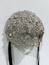 Load image into Gallery viewer, Lace and Jewels Mask
