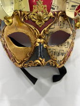 Load image into Gallery viewer, Music Themed Venetian Mask