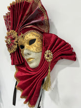 Load image into Gallery viewer, Fabulous Red Venetian Mask