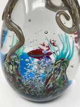 Load image into Gallery viewer, Large Murano Glass Aquarium with Octopus