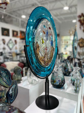 Load image into Gallery viewer, Aquarium Disc from Murano, Italy
