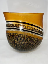 Load image into Gallery viewer, Murano "1 of 1" Amber Glass Vase by Schiavon