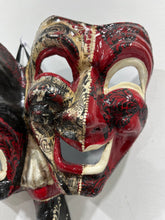 Load image into Gallery viewer, Tragedy Comedy Bastone (Stick) Mask
