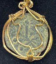 Load image into Gallery viewer, Jesus and Cross Coin Pendant