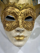 Load image into Gallery viewer, Green and Gold Jolly Mask