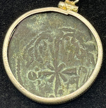 Load image into Gallery viewer, Ancient Coin of Jesus and Christian Cross