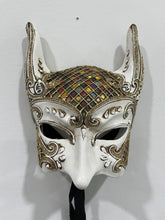 Load image into Gallery viewer, Venetian Arlecchino Diavolo Mask