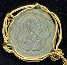 Load image into Gallery viewer, Jesus and Mary Ancient Coin