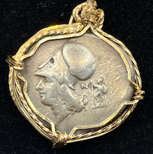 Load image into Gallery viewer, Athena, Nike and Pegasus Coin Pendant