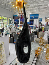 Load image into Gallery viewer, "Black Hole" Murano Glass Vase