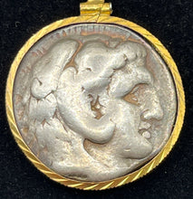 Load image into Gallery viewer, Alexander the Great Ancient Coin Pendant