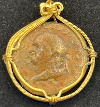 Load image into Gallery viewer, Emperor Vespasian Coin from area of Pompeii