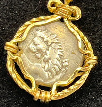 Load image into Gallery viewer, Lion and Sun Chersonesos Coin 400 BCE