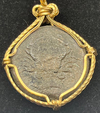 Load image into Gallery viewer, Ancient Crab and Eagle Coin 400 BCE