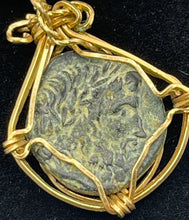 Load image into Gallery viewer, Ancient Greek Horse and Zeus Coin