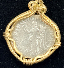 Load image into Gallery viewer, Ancient Angel Coin with Trajan