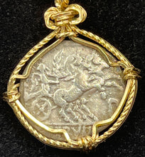 Load image into Gallery viewer, Roman Gladiator on Chariot Coin