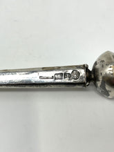 Load image into Gallery viewer, Extremely Rare Antique Silver Torah Pointer Dated 1844 with Gemstones