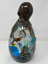 Load image into Gallery viewer, Large Murano Glass Aquarium with Octopus