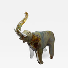 Load image into Gallery viewer, Oscar Zanetti - Elephant in Calcedonia Glass