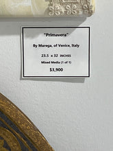 Load image into Gallery viewer, "Primavera" Hand Made Venetian Mask Painting