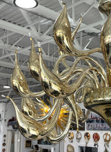 Load image into Gallery viewer, Lu Murano Glass Chandelier by Fornasier